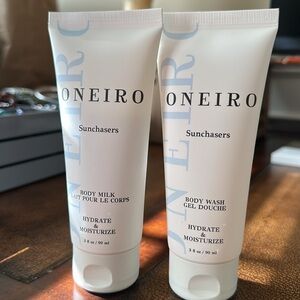 ONEIRO Body Care Set w/Body Wash & Body Milk to Hydrate & Moisturize Your Skin
